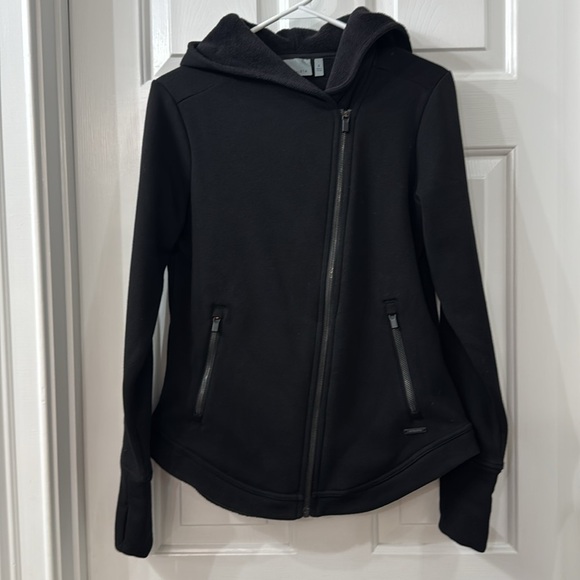 Athleta Easy Cozy Karma Asym Hooded Jacket Size Small - Picture 6 of 10